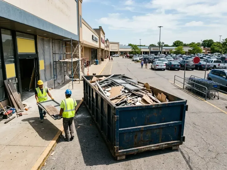 retail-store-renovation-debris-003 — frequently asked questions, Roll-off Dumpster Rentals in Lake Arrowhead, ME